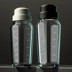 19 oz. Martini Cocktail Glass Bar Shaker with Strainer
