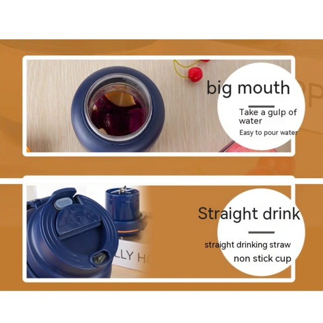 46 oz Electric Portable Small Wireless Juicer Cup