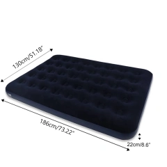 Double bed self inflatable Queen size air Mattress W/Pump