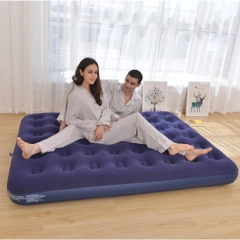 Double bed self inflatable Queen size air Mattress W/Pump