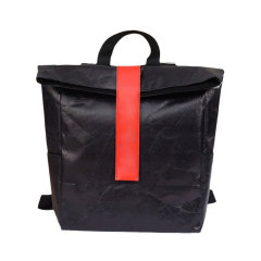 13L Washable Kraft Paper Backpack Vegan Bag W/ Side Pockets