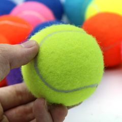 Colorful Fetch Dog Toy Felt Rubber Tennis Balls