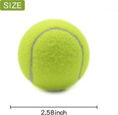 Colorful Fetch Dog Toy Felt Rubber Tennis Balls