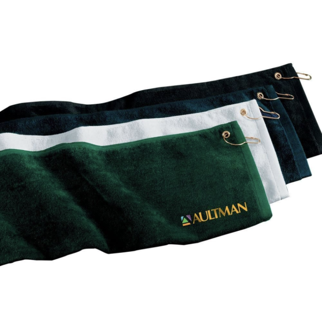 Embroidered Diamond Collection Golf Towel with Corner Grommet-16"x 24"