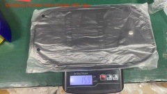 Car Visor Organizer, Truck SUV Sun Visor Storage Pocket PU Leather Pouch Holder with Multi-Pocket Double Zipper Net Pocket, for Cards Pens Sunglasses Document (Black)