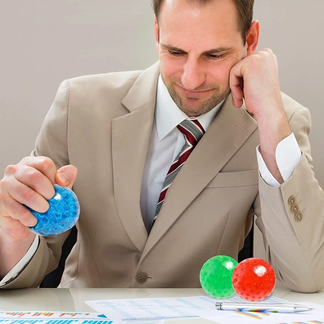 Water Beads Stress Relief Squeezing Balls for Kids and Adult