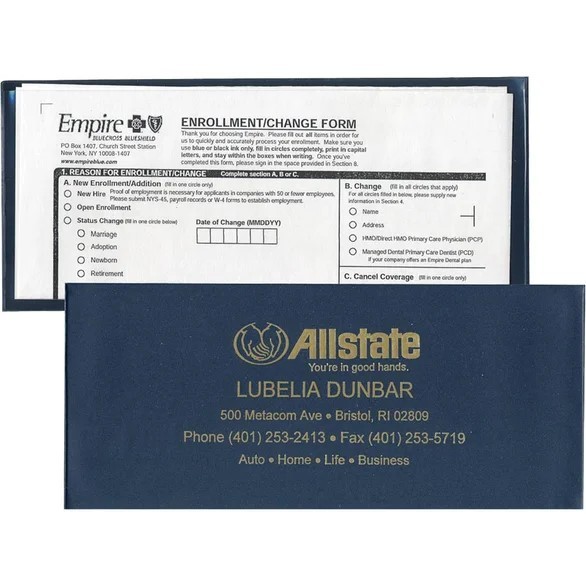 Printed Large Insurance Card Holders
