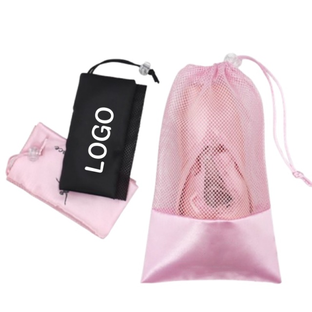 Satin Ballet Dance Shoes Bag with Drawstring