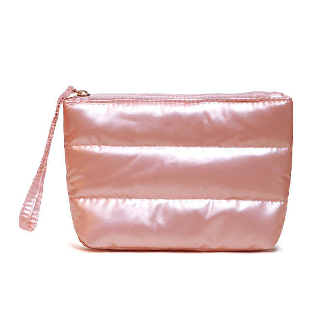 Puffer Wristlet Makeup Pouch