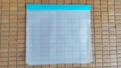 PEVA  Resuable Travel Fruit Storage Freezer Bag Food Fridge Zipper Pouch