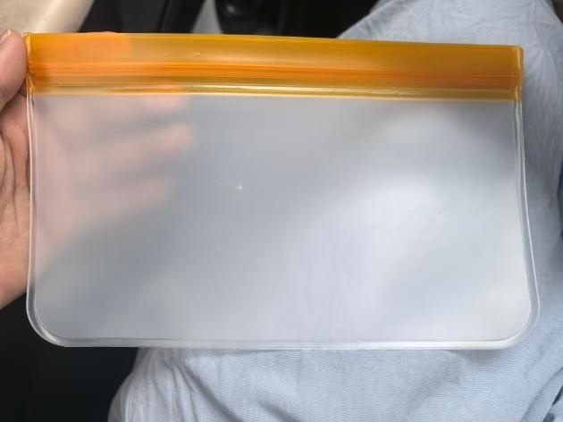 PEVA  Resuable Travel Fruit Storage Freezer Bag Food Fridge Zipper Pouch