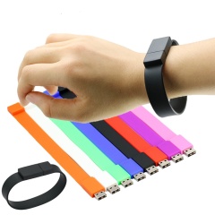 1GB Silicone USB Bracelet Flash Drive Wristband