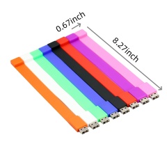 1GB Silicone USB Bracelet Flash Drive Wristband
