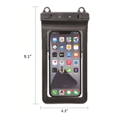 PVC Waterproof Phone Pouch Clear Dry Bag with Lanyard