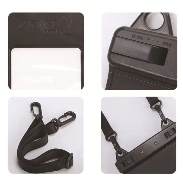 PVC Waterproof Phone Pouch Clear Dry Bag with Lanyard