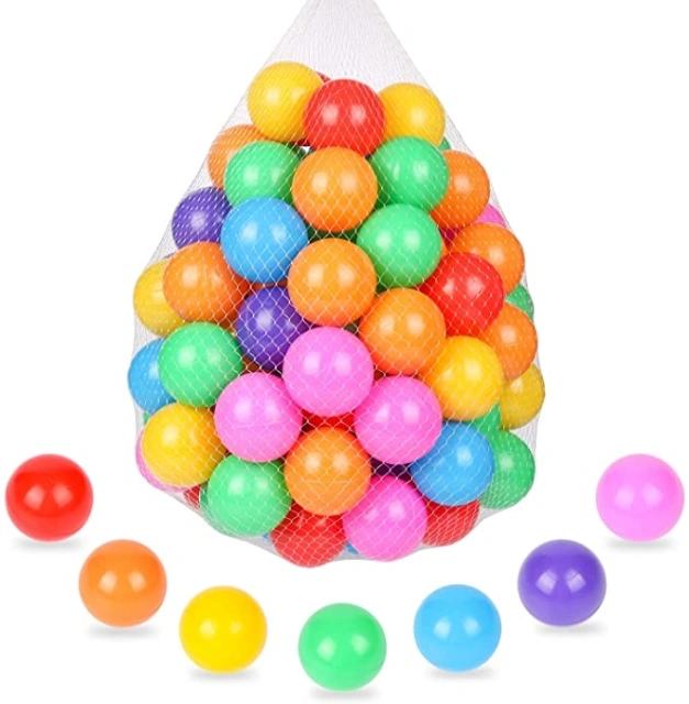 Colorful Plastic Pool Ocean Ball Pit Balls for Toddler Kids