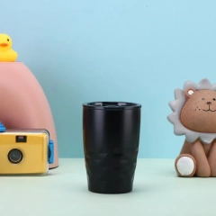 11/12 oz. Diamond Cut Insulated Travel Mug Tumbler