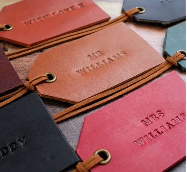 Single-layer Genuine Leather Hang Tag