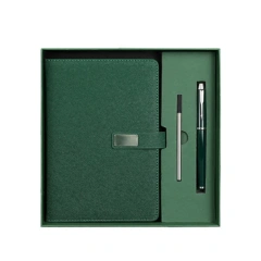 Office School PU Leather A5/A6 Notebook with Pen Gift Set