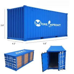 20ft Shipping Container Model 1:24 Scale Miniature Replica