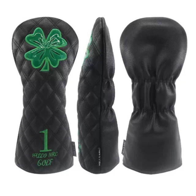 High end Leather Quilted Golf Head cover