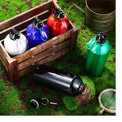 Aluminum Sport Lightweight Reusable Leak Proof Water Bottle