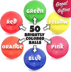 Colorful Plastic Pool Ocean Ball Pit Balls for Toddler Kids