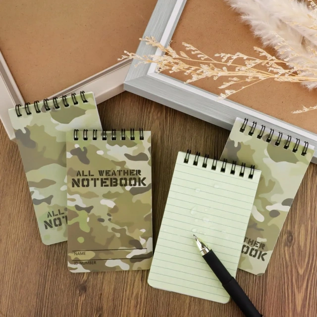 3" x 5" Waterproof Top-Spiral Notebook All-Weather Notepad