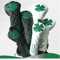 High end Leather Quilted Golf Head cover