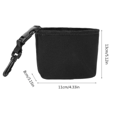 Golf Club Scrub and Ball Cleaning Bag w/Detachable Clip