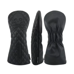 High end Leather Quilted Golf Head cover