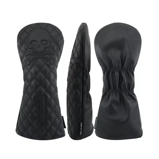 High end Leather Quilted Golf Head cover