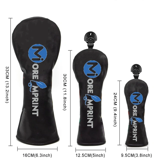 Leather Headcover, Golf Club Covers, Hybrid, Fairway, Driver