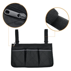 Wheelchair Bag with Pockets Armrest Side Organizer
