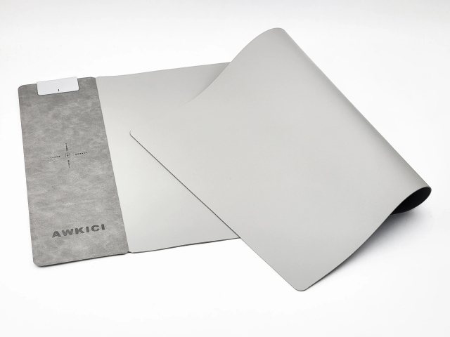 Leather Wireless Charging Desk Mat Pad