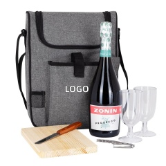 Charcuterie Picnic Set Tote Bag With Board & Utensils