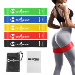 Elastic Resistance Loop Bands Multilevel Workout Set of 5