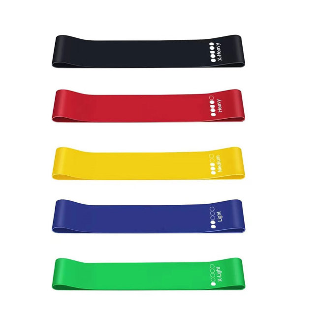 Elastic Resistance Loop Bands Multilevel Workout Set of 5