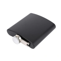 6oz. Multi-colored Stainless Steel Hip Flask Funnel Set
