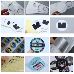 Waterproof Vinyl Stickers Custom Round Labels Envelope Seal