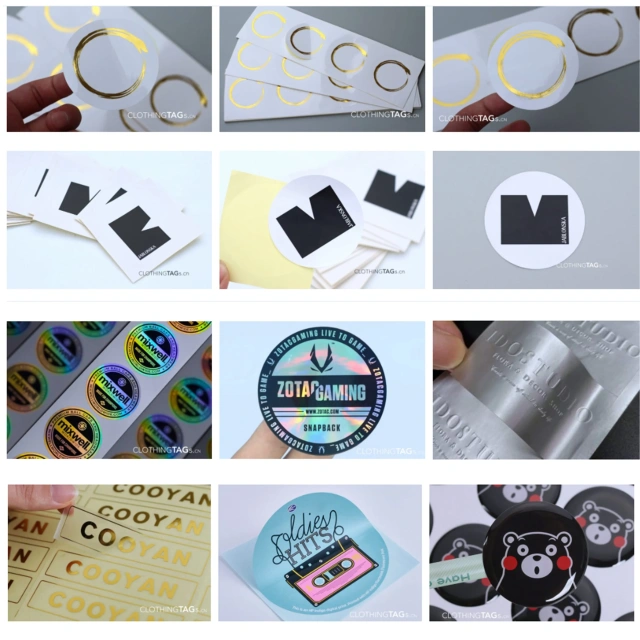 Waterproof Vinyl Stickers Custom Round Labels Envelope Seal