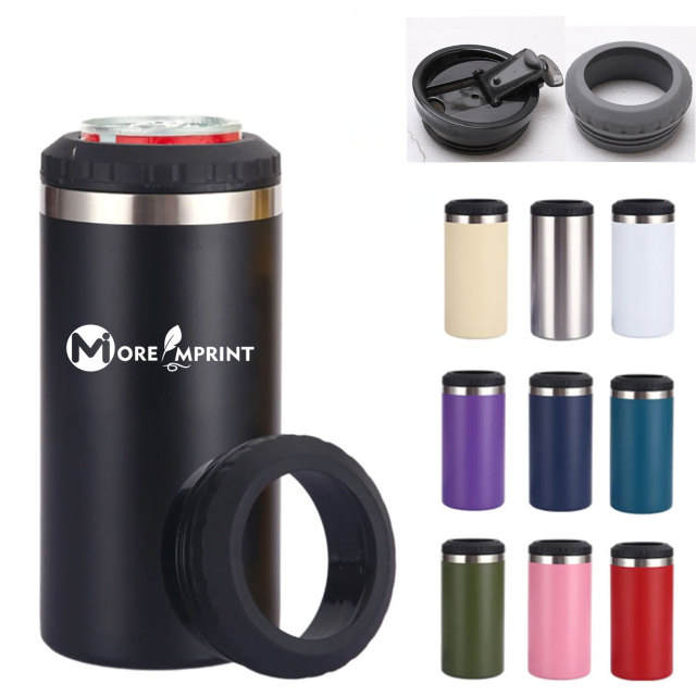 16oz Stainless Steel Can Cooler for Cold Beverage Beer