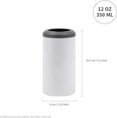 16oz Stainless Steel Can Cooler for Cold Beverage Beer