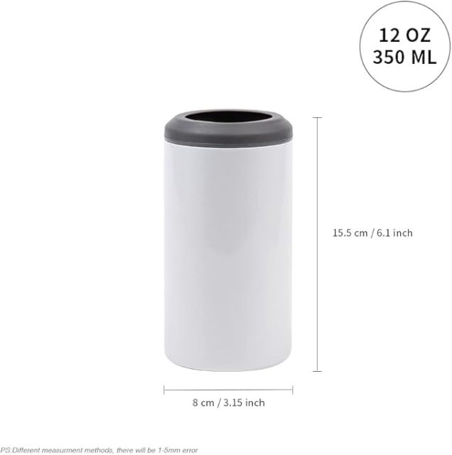 16oz Stainless Steel Can Cooler for Cold Beverage Beer