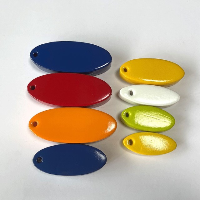 Oval-Shaped Floating Foam Keychain/Tag