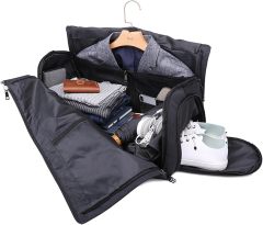 55L Folding 2 in 1 Hanging Travel Garment Duffel Bag