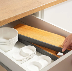 Folding Bamboo Cutting Board with Handle for Kitchen