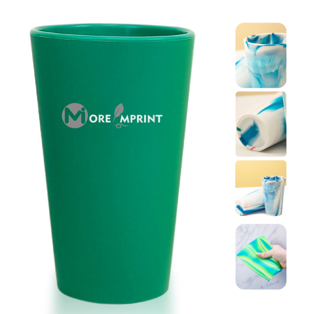 16oz Silicone Cup BPA-Free Shatterproof Pint Glass Drinkware