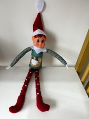 Felt Mascot On Shelf Vinyl Doll Christmas Elf Decoration