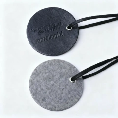 Single-layer Genuine Leather Hang Tag